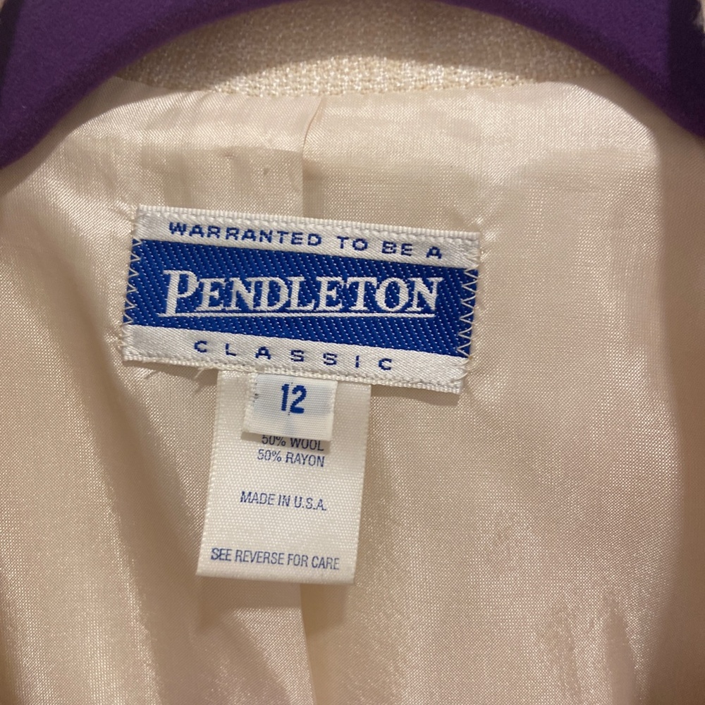 Pendleton Cream Jacket - image 3